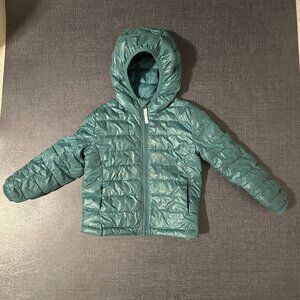 Toddler Green/Teal Puffer Jacket - 3T